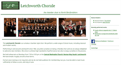Desktop Screenshot of letchworth-chorale.org.uk